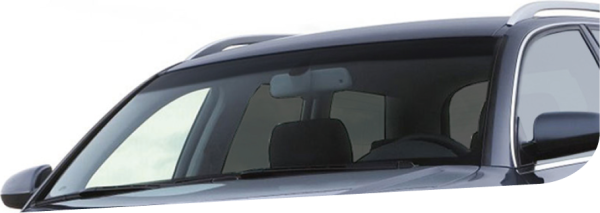 Sonnenblendstreifen in verschiedenen Tönungen