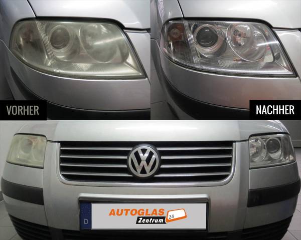 Wir bereiten Ihnen Ihre Scheinwerfer kostengünstig auf!